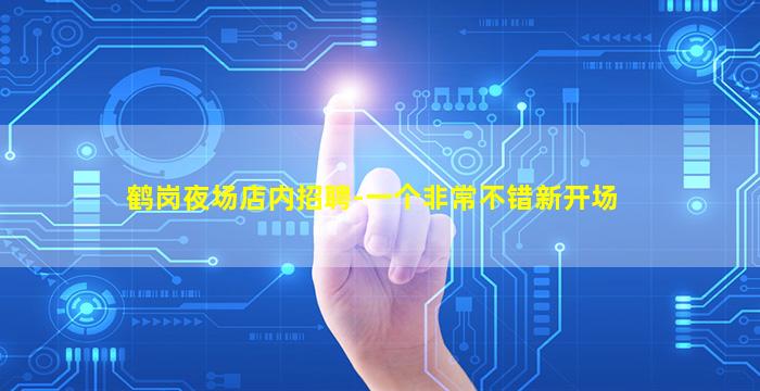 鹤岗夜场店内招聘-一个非常不错新开场